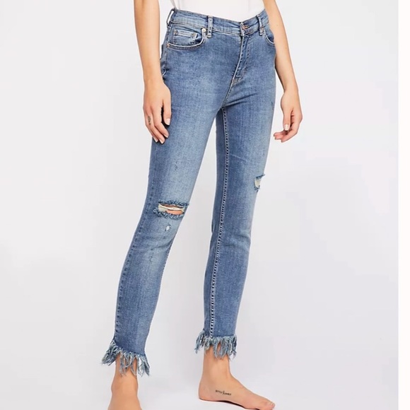 Free People Denim - Free People Great Heights High Rise Skinny Jeans